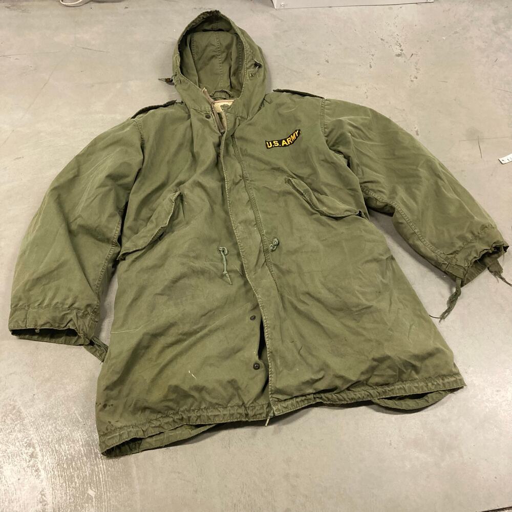 Vintage 50s M51 military fishtail Parka with liner